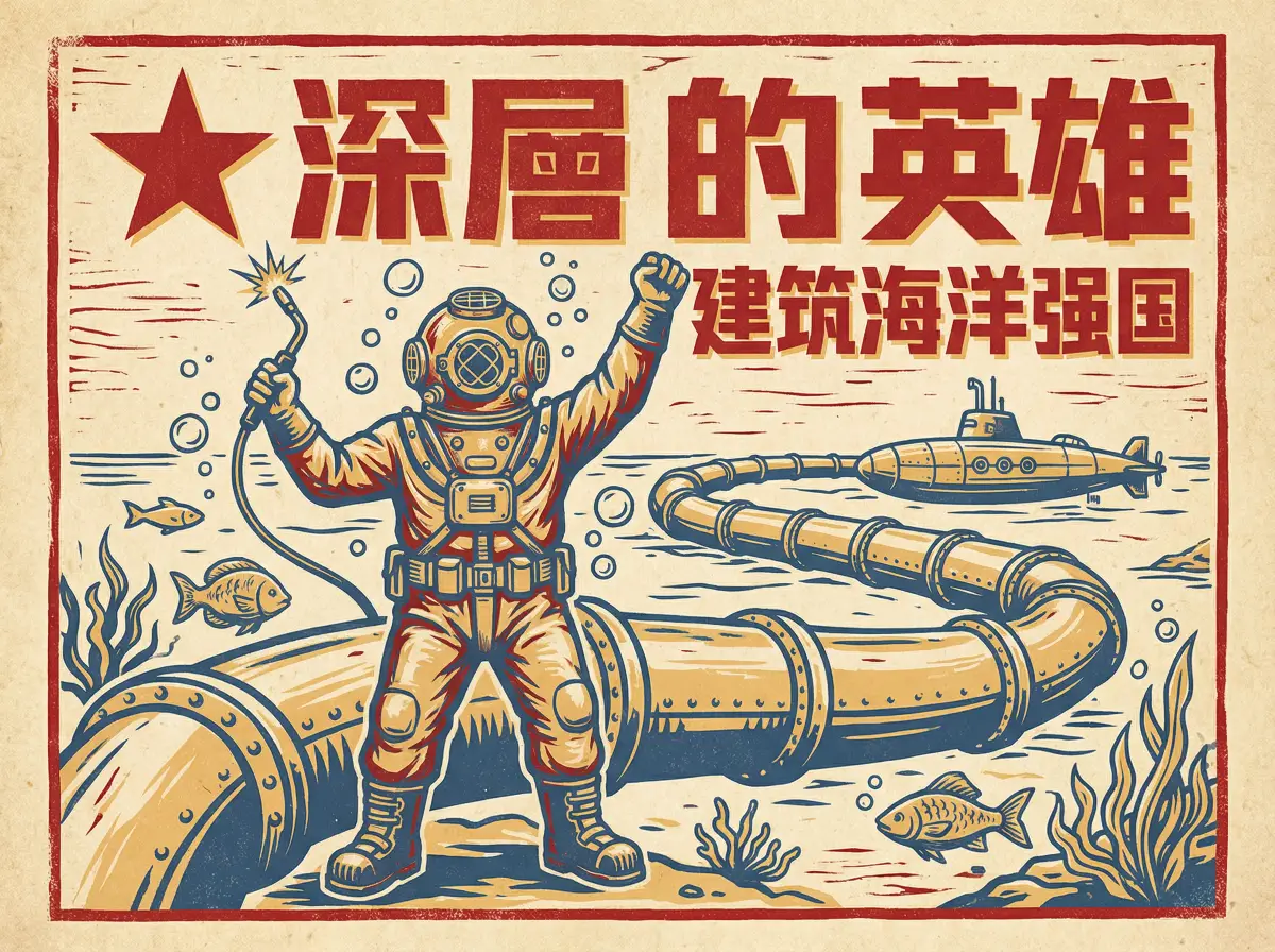 深海焊接师王涛同志，水下建设的劳动模范 - 51黑料